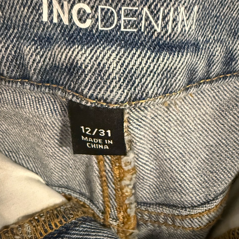 INC International Concepts Blue Patchwork Ankle J… - image 3